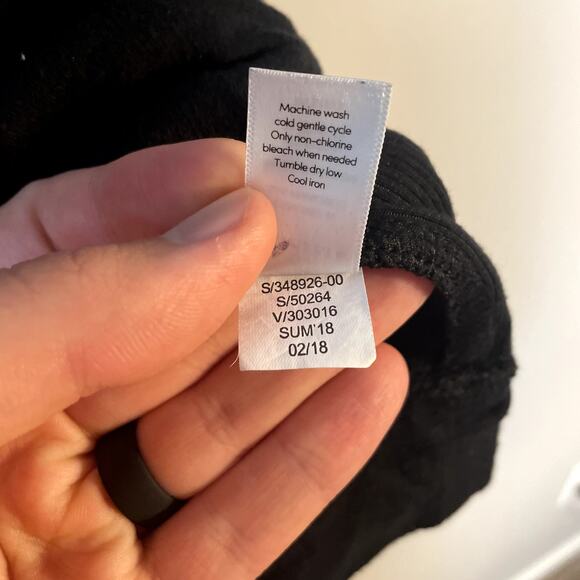 Athleta Soft & Cozy Modal Blend Black Pullover Hoodie Women's Size XS EUC - Picture 9 of 13